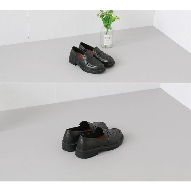 【爆買】軽量 レイン ローファー キルティングデザイン 完全防水 雨晴兼用 PVC素材 雨靴 レディース 通勤 通学 トラックソール tc-16111 |  | 02