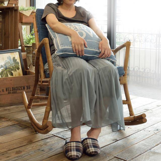 東谷 ロッキングチェア パーソナルチェアー ラタン材 リラックスチェア