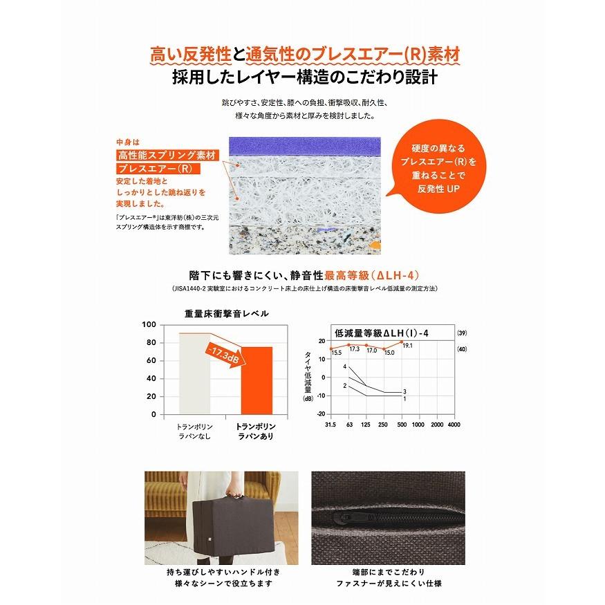 ミズノ MIZUNO トランポリン ラパン 簡単 エクササイズ 体幹