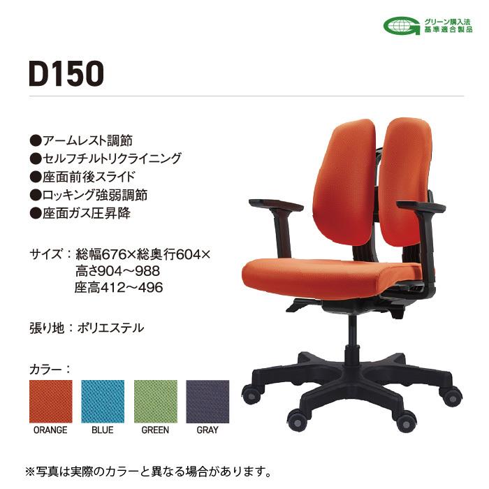 デュオレスト D150 オフィスチェア 肘付き DUOREST 正規販売保証 椅子 チェア リクライニング 人間工学 テレワーク 在宅｜room-cr｜06
