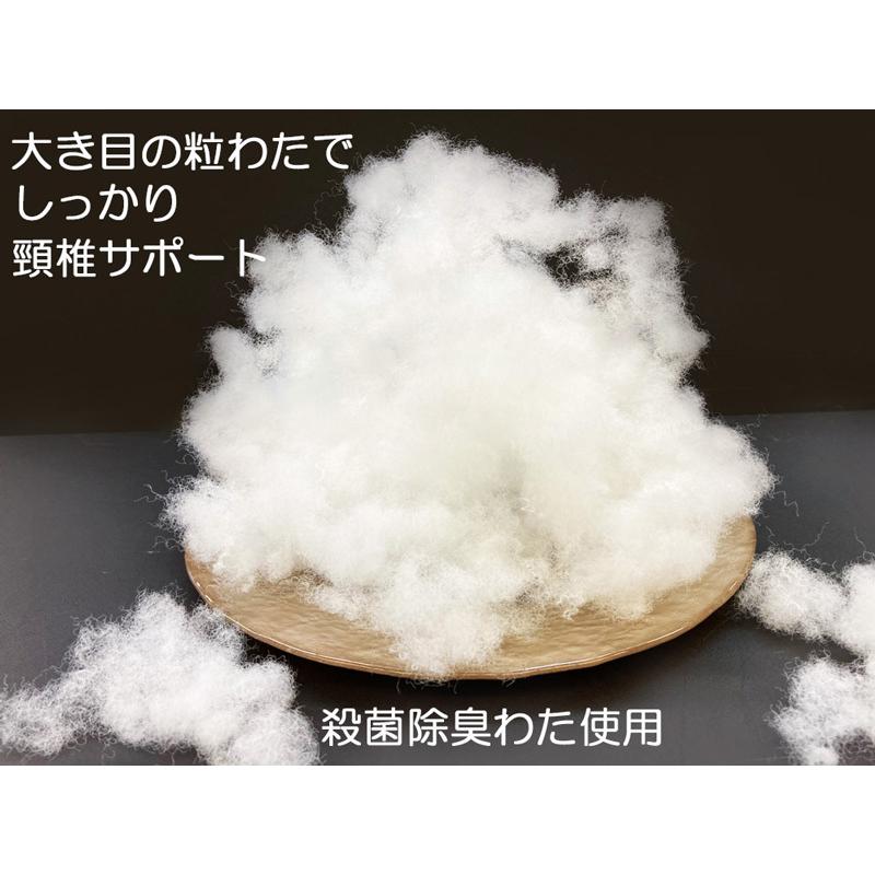 枕 ピロー 60×80cm　2個セット販売　海外ピローカバーサイズ適用　まくら ヌードクッション 長方形 本体 中材 中身 60x80 高さ：ふつうタイプ｜room-style｜04