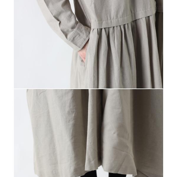 Sale! 5170円→20％OFF】ワンピース コットン リネン フリル襟