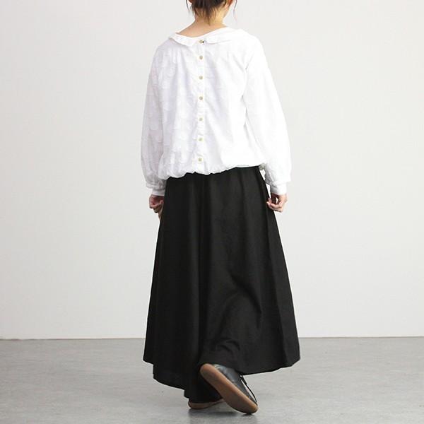 スカーチョ 春 夏 秋 ワイドパンツ ガウチョ ゴム 変形 体型カバー