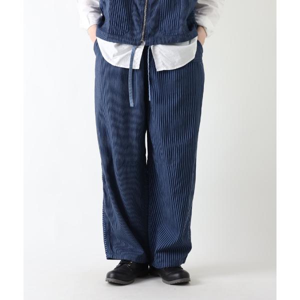 Sale! 7590円→20％OFF】GENTIL ジャンティ パンツ ヒッコリー 綿