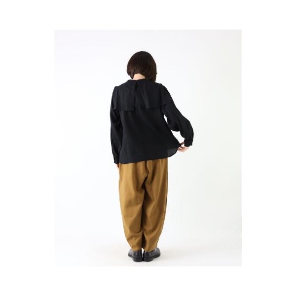 Sale! 3520円→20%OFF!】ブラウス セーラーカラー 長袖 綿 コットン 麻