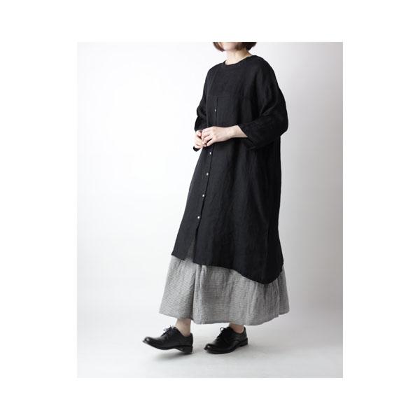 08Mab（ゼロハチマブ） ワンピース CF-423HF747 麻 リネン