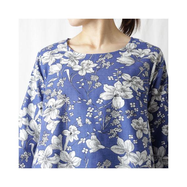 Verybrain アンティークフラワーブラウス ブルー 青 水色 花柄 楽天市場】花柄ブラウス / CUBE SUGAR インド綿レーヨン
