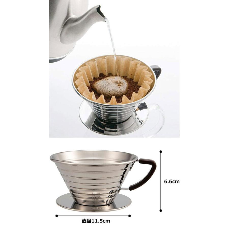 Kalita　カリタ　ウェーブドリッパー　185S　05151｜roomania-l｜04