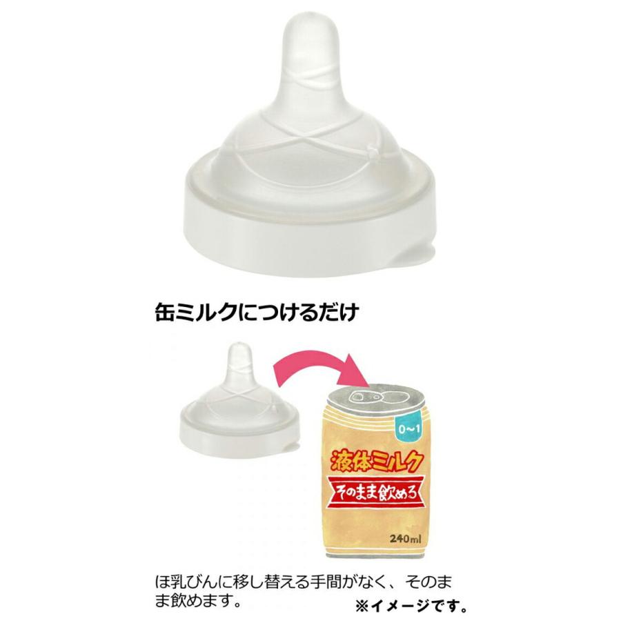 リッチェル 缶ミルク乳首 細い缶用 そのまま飲める お手入れ簡単 リッチェル 缶ミルク乳首 細い缶用 そのまま飲める お手入れ簡単