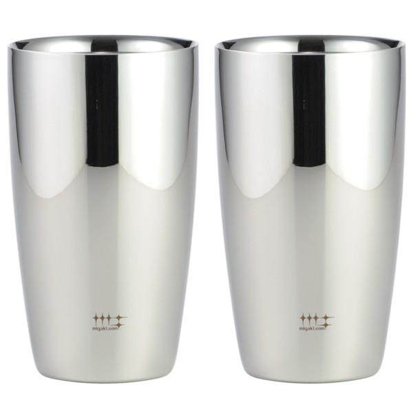 ヨシカワ　磨き屋シンジケート　2重ビアタンブラー370ml　2pcs　YJ1193