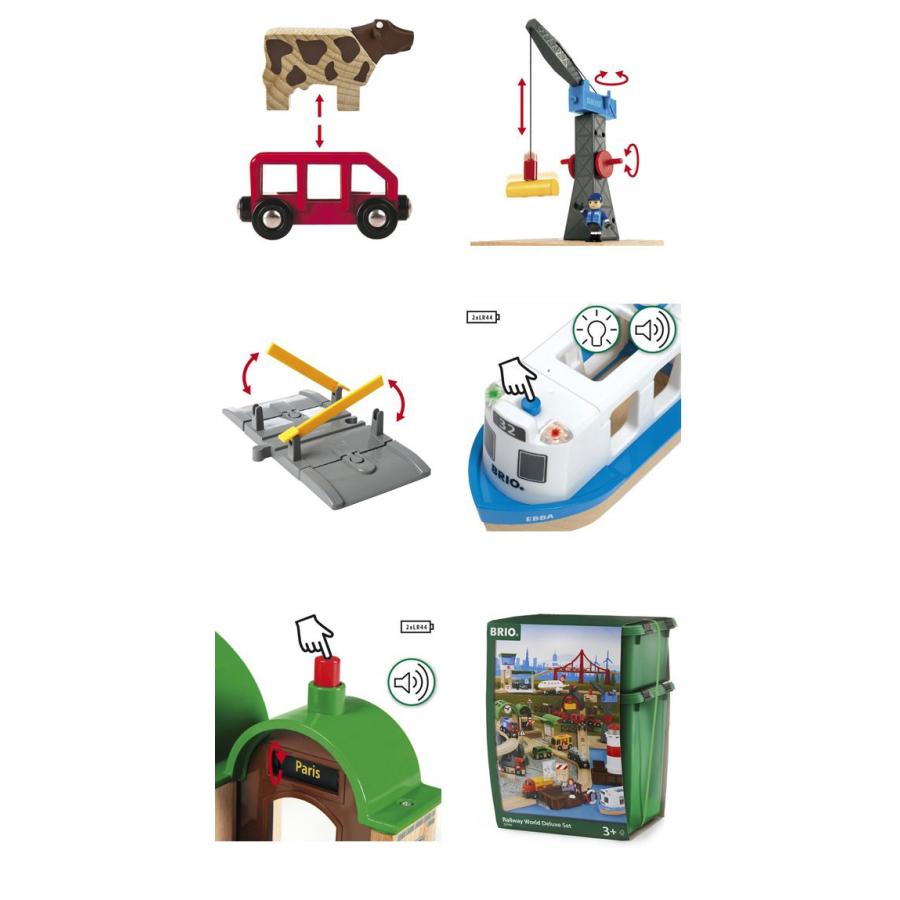 BRIO ブリオ レールウェイ ワールドデラックスセット 33766