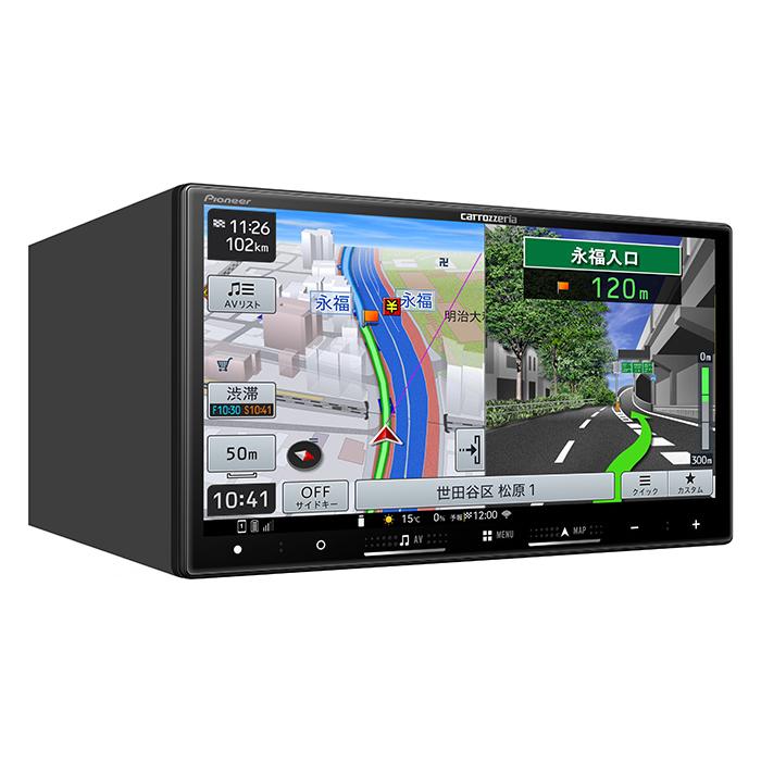 carrozzeria 楽ナビ 7V型HD/Bluetooth/USB CA/AA対応 カーナビ ナビ