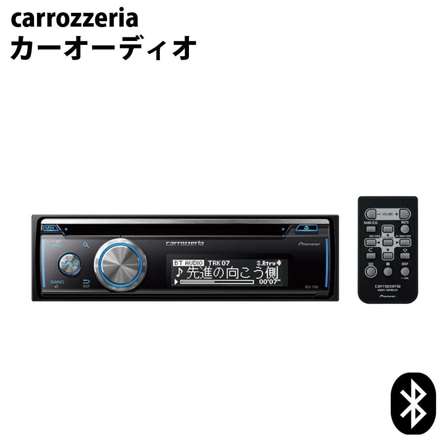 日本語表示で検索スムーズcarr0zzeria CD/Bluet00th/USB/チューナーメインユニット pi0neer オーディオ カロッツェリア Bluet00th対応 パイオニア DEH-7100
