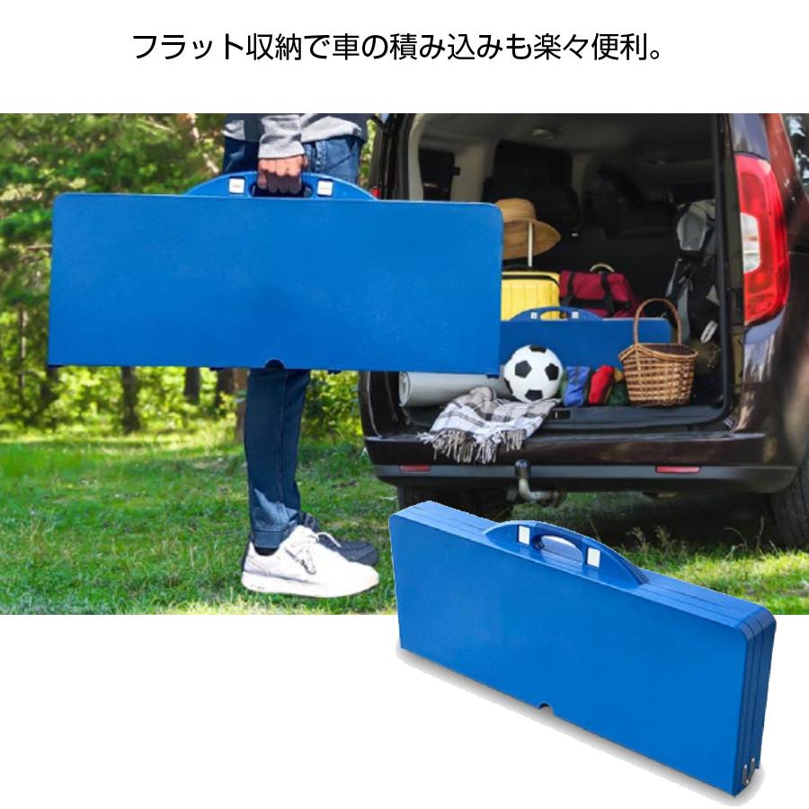 チェアとテーブルをオールインワン収納！4人で使用するのに