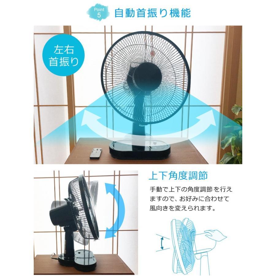 TEKNOS（テクノス） リビング扇風機 30cm羽根 卓上扇風機 DCモーター
