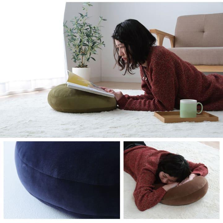 クッション もっちり 円形 40R×6cm フロアクッション 座布団
