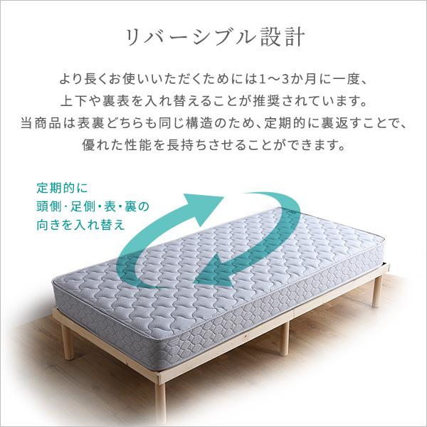 【定価20万円】フランスベッド 高密度スプリングマットレス｜ダブル｜日本製 フランスベッド 高密度連続スプリングマットレス 厚さ20cm 硬め 日本製