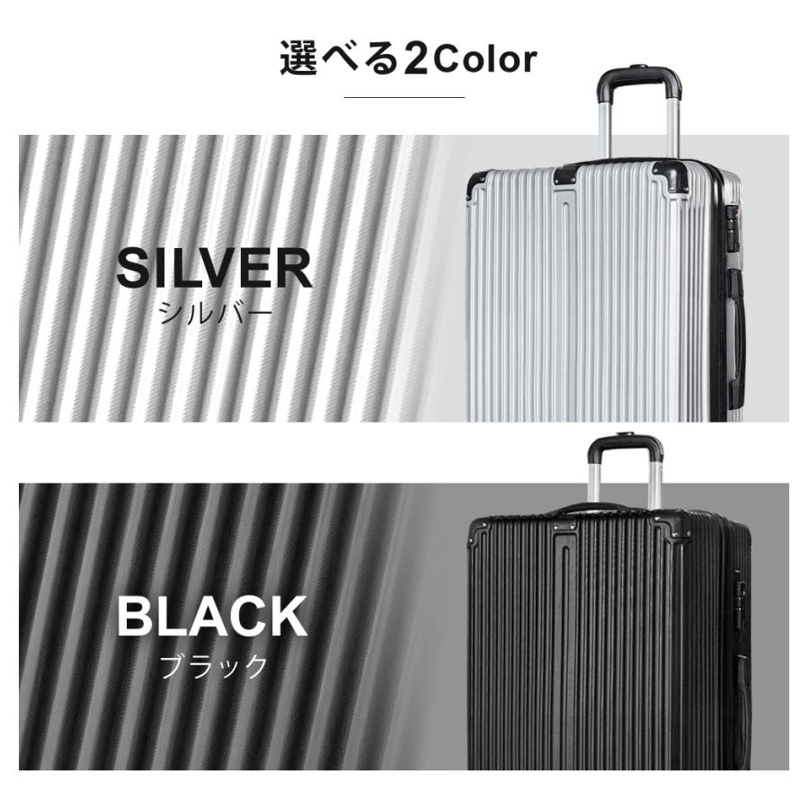 スーツケース Mサイズ 65L キャリーケース キャリーバッグ 軽量 TSAロック ストッパー付き Sunruck サンルック SR-DT065の画像