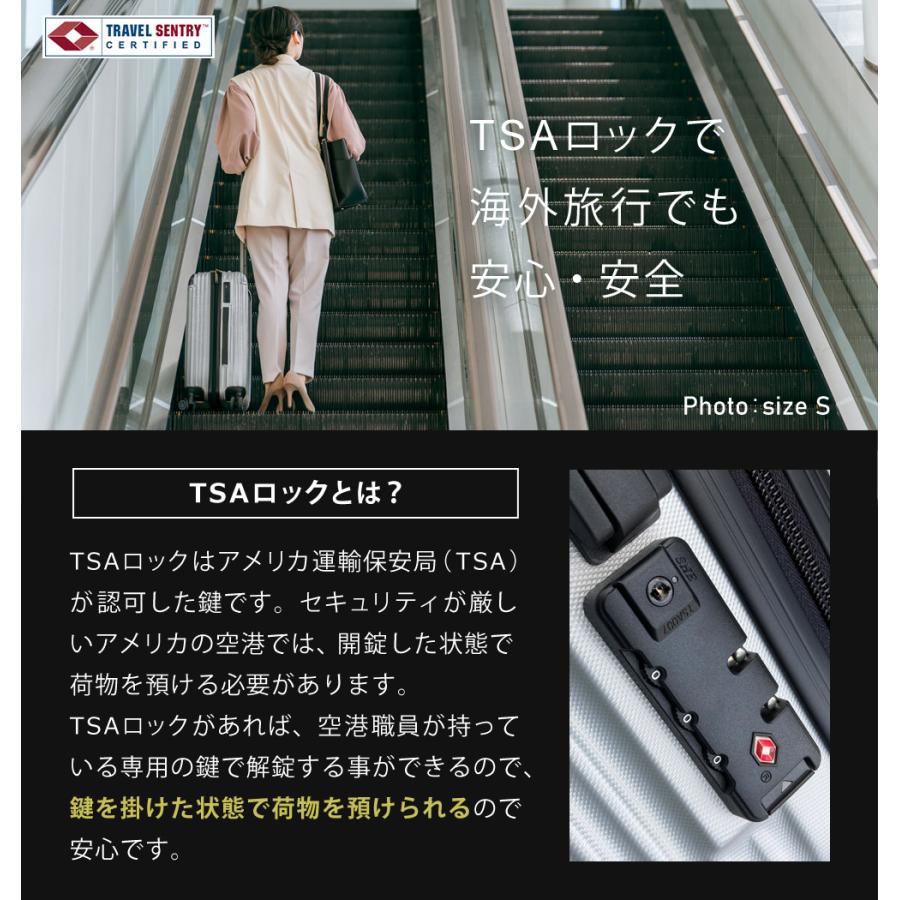 スーツケース Mサイズ 65L キャリーケース キャリーバッグ 軽量 TSAロック ストッパー付き Sunruck サンルック SR-DT065の画像