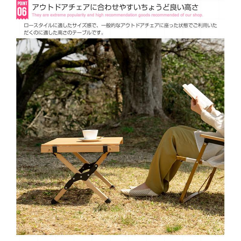 木製折りたたみキャンプテーブル キャンプテーブル 単品 天然木 折り畳み 幅62 おしゃれ カントリー DO