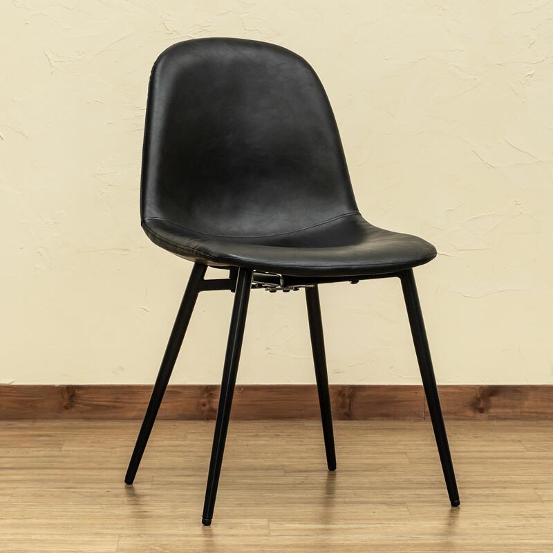 ダイニングチェア 2脚セット 2P おしゃれ ビンテージ レザー Baron