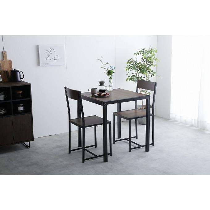 ダイニングテーブル 3点セット チェア2P 2人用 おしゃれ 北欧