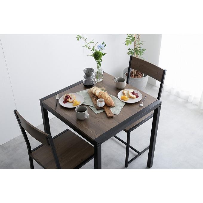 ダイニングテーブル 3点セット チェア2P 2人用 おしゃれ 北欧