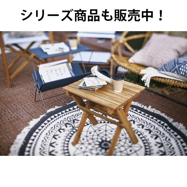 東谷 ガーデンチェア デッキ 天然木 木製 ファブリック背もたれ 1人