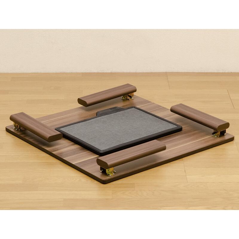 値下げしました！！足折れ高級木目調正方形こたつ 850×850