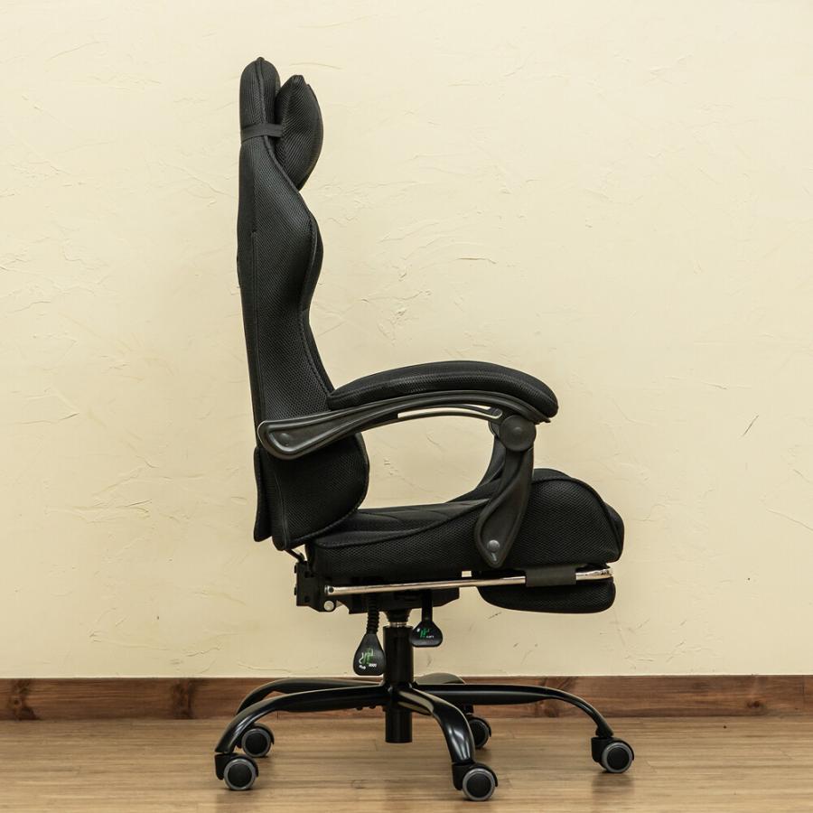 サカベ ゲーミングチェア フットレスト付き メッシュ おしゃれ サカベ ゲーミングチェア フットレスト付き メッシュ おしゃれ