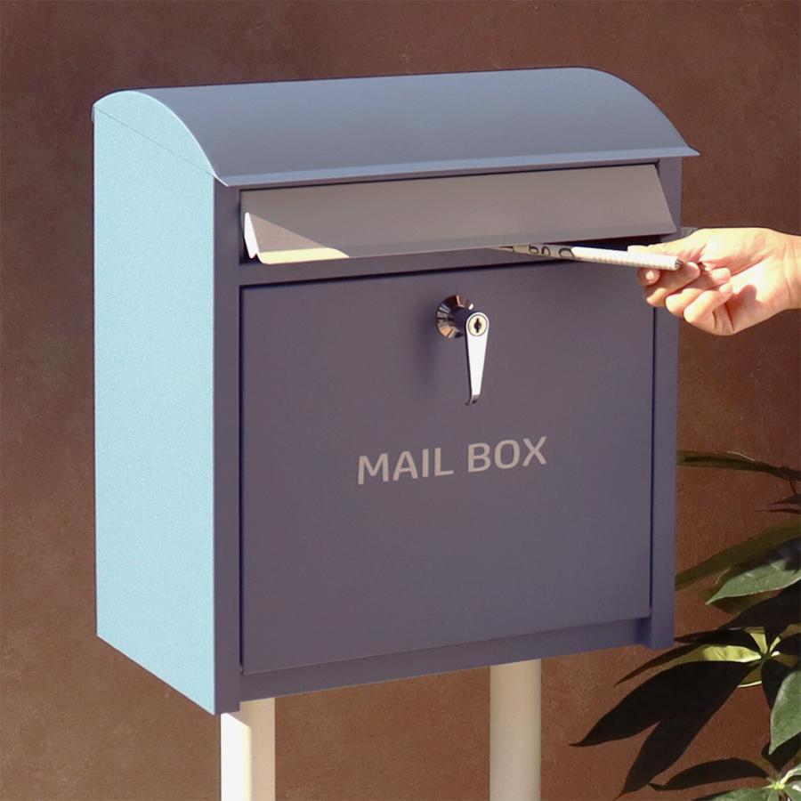 MJ PT OG　スタンドポスト　郵便ポスト　ブルー MJ PT OG スタンドポスト 郵便ポスト ブルー スタンドポスト Sesto [MJ