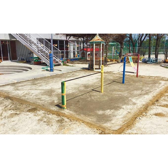 人工芝用 下地シート クッション 人工芝専用 アンダーパッド 幅1m 長さ10m タフパッド 安全 園庭 キッズルーム 子供部屋 衝撃吸収 メモリーターフ副材 TP-0110の画像