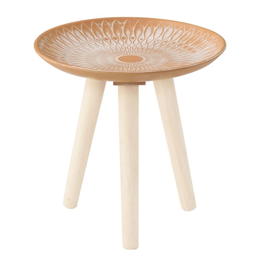 サイドテーブル トレーテーブル 円形 丸型 木製｜roomessence｜03