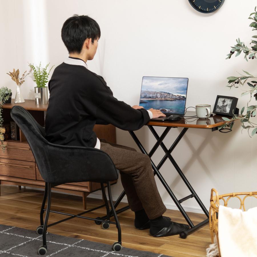リビングテーブル リフティングテーブル 昇降テーブル ガス圧式 おしゃれ 鏡面 センターテーブル レトロ ヴィンテージ 【高圧】 ミッドセンチュリー