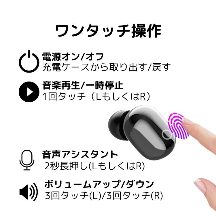 ワイヤレスイヤホン Bluetooth 5.3 iphone 対応 イヤホン 軽量