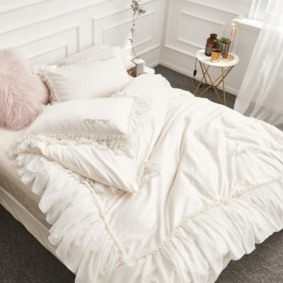 Sd D Q Best Wish シフォンフリル プリンセス ベッドカバー 4点セット Rf Set 02 Roomfort 通販 Yahoo ショッピング