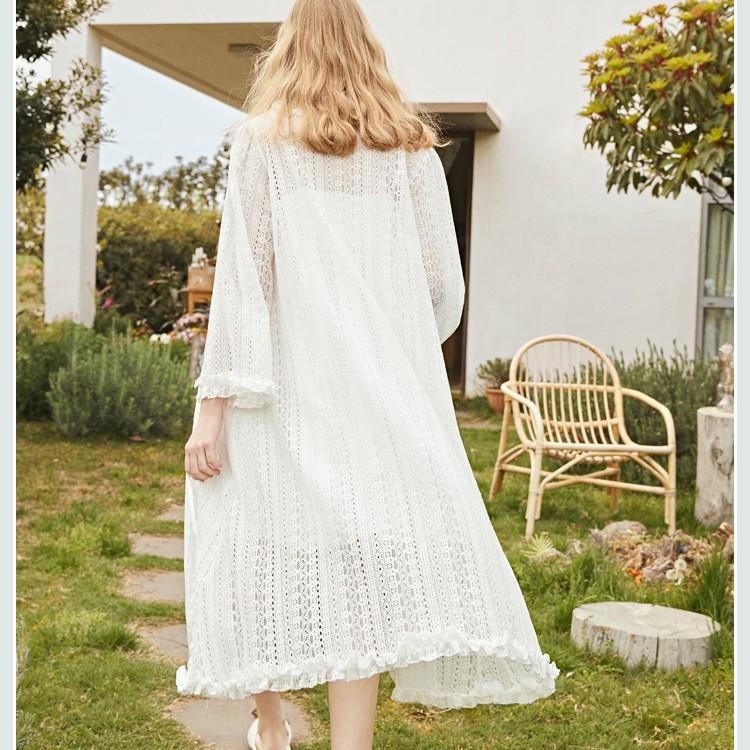 キャミワンピース 総レースカーディガン 2点セット ルームウェア Rf Wear 0063 Roomfort 通販 Yahoo ショッピング