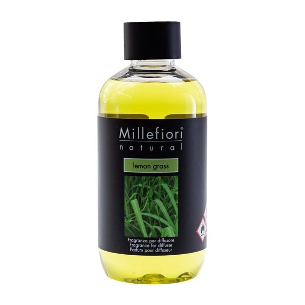 ミッレフィオーリ レモングラス 詰め替え リフィル 250ml Natural LEMON GRASS Millefiori｜roomfragrance-shop