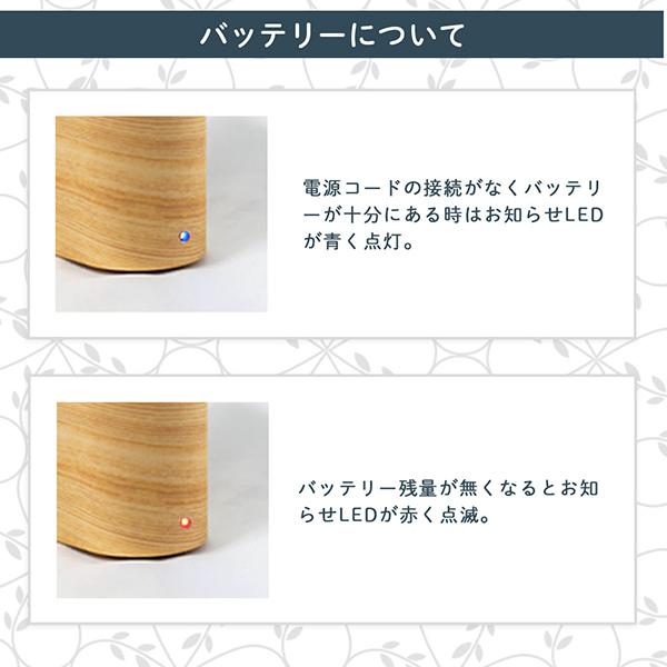 アロマディフューザー ネブライザー式 エッセンシャルオイルディフューザー アロマディフューザー　充電式 ネブライザー 水を使わない Lapature | Lapature | 12