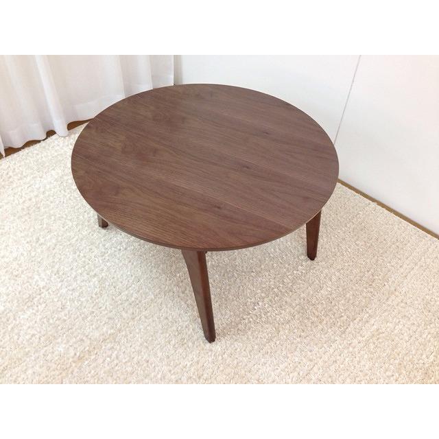 木製円形こたつテーブル（ヒーター付き） こたつテーブル モダン円形70 丸形 直径70 ヒーター付き