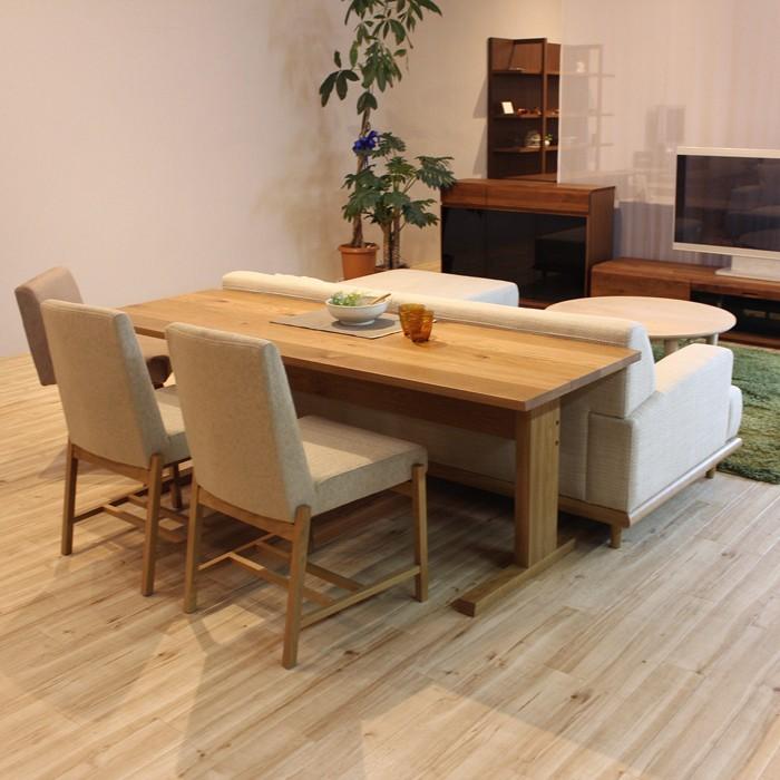 LIVWOOD カシス ダイニングテーブル 幅 2000 奥行 600 高さ 650 mm 国産 日本製 スタイリッシュモダン オイルまたは
