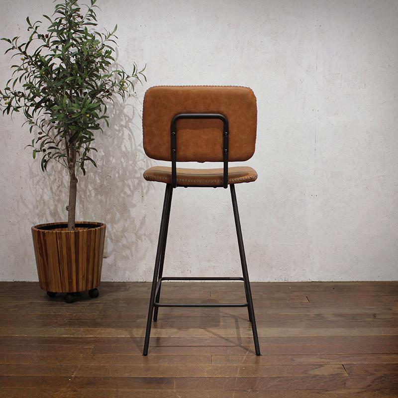 カウンターチェア　ハイチェア　3脚セット カウンターチェア 3脚セット ハイチェア キャメルブラウン色シート 全3