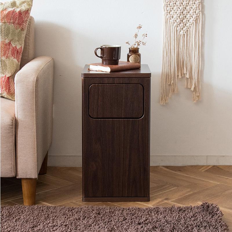 ナイトテーブル ブラウン（BR）【幅30×奥行36cm】 ナイトテーブル ブラウン（BR）【幅30×奥行36cm】