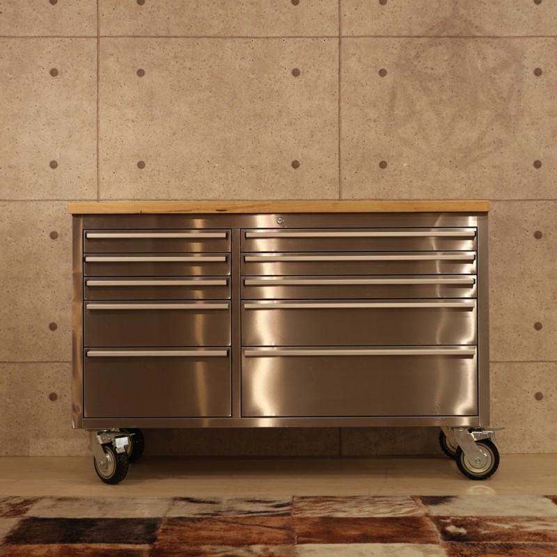 DDK ツールキャビネット 幅157cm ステンレス キッチンカウンター 作業