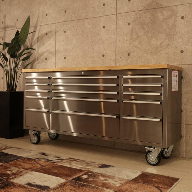 DDK ツールキャビネット 幅199cm ステンレス キッチンカウンター 作業