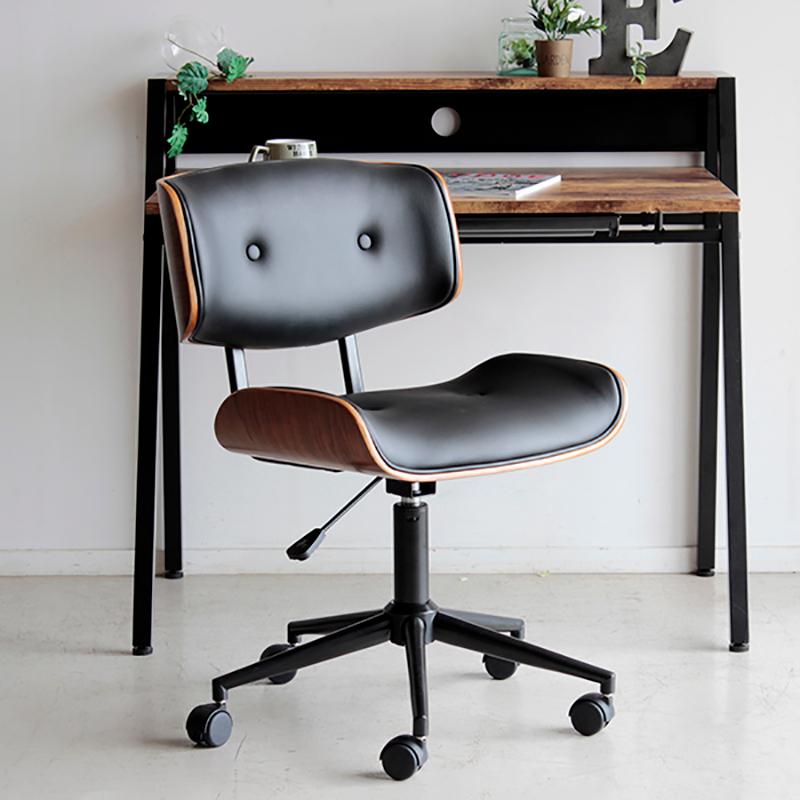 ワークチェア オフィスチェア 4脚セット ブラック色/全2色 合成皮革 積層合板 スチール脚 昇降 回転 GLM-WC |  | 10