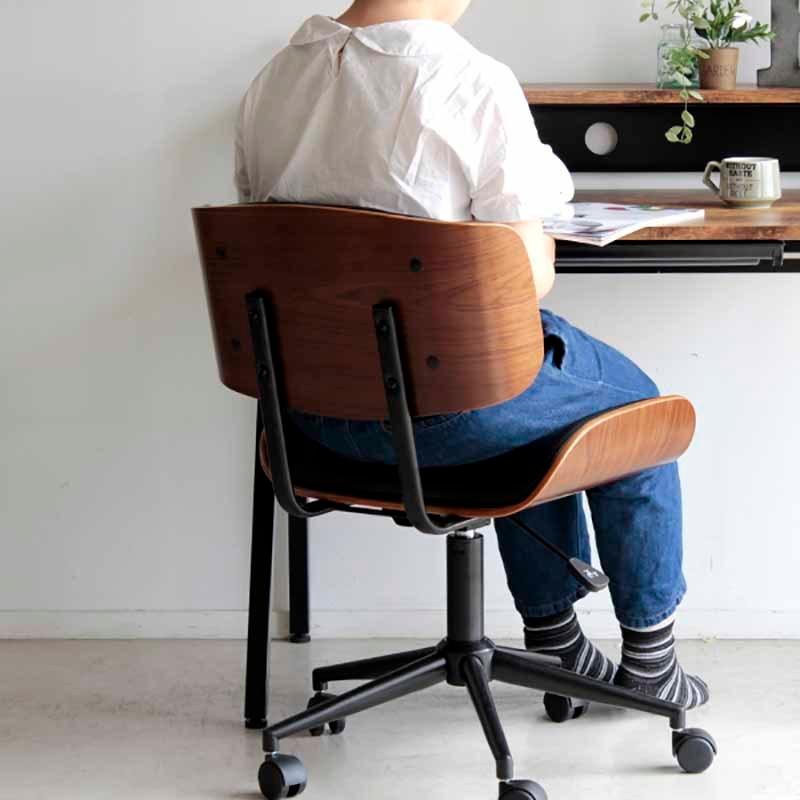 ワークチェア オフィスチェア 4脚セット ブラック色/全2色 合成皮革 積層合板 スチール脚 昇降 回転 GLM-WC |  | 11