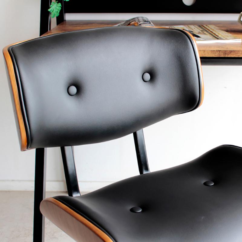 ワークチェア オフィスチェア 4脚セット ブラック色/全2色 合成皮革 積層合板 スチール脚 昇降 回転 GLM-WC |  | 03