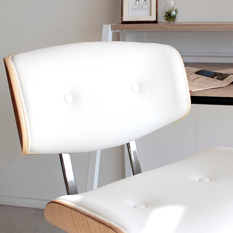 ワークチェア オフィスチェア 2脚セット ホワイト色/全2色 合成皮革 積層合板 スチール脚 昇降 回転 幅58.5cm GLM-WC |  | 03