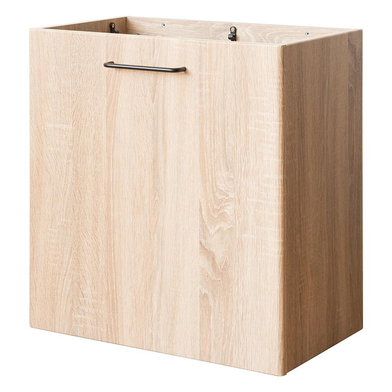 ダストボックス 1台単品 ホワイト/全3色 分別 幅50cm ごみ箱 ゴミ箱 ごみばこ スリム 店舗用 ウッド 木目 おしゃれ GMM-DB |  | 03